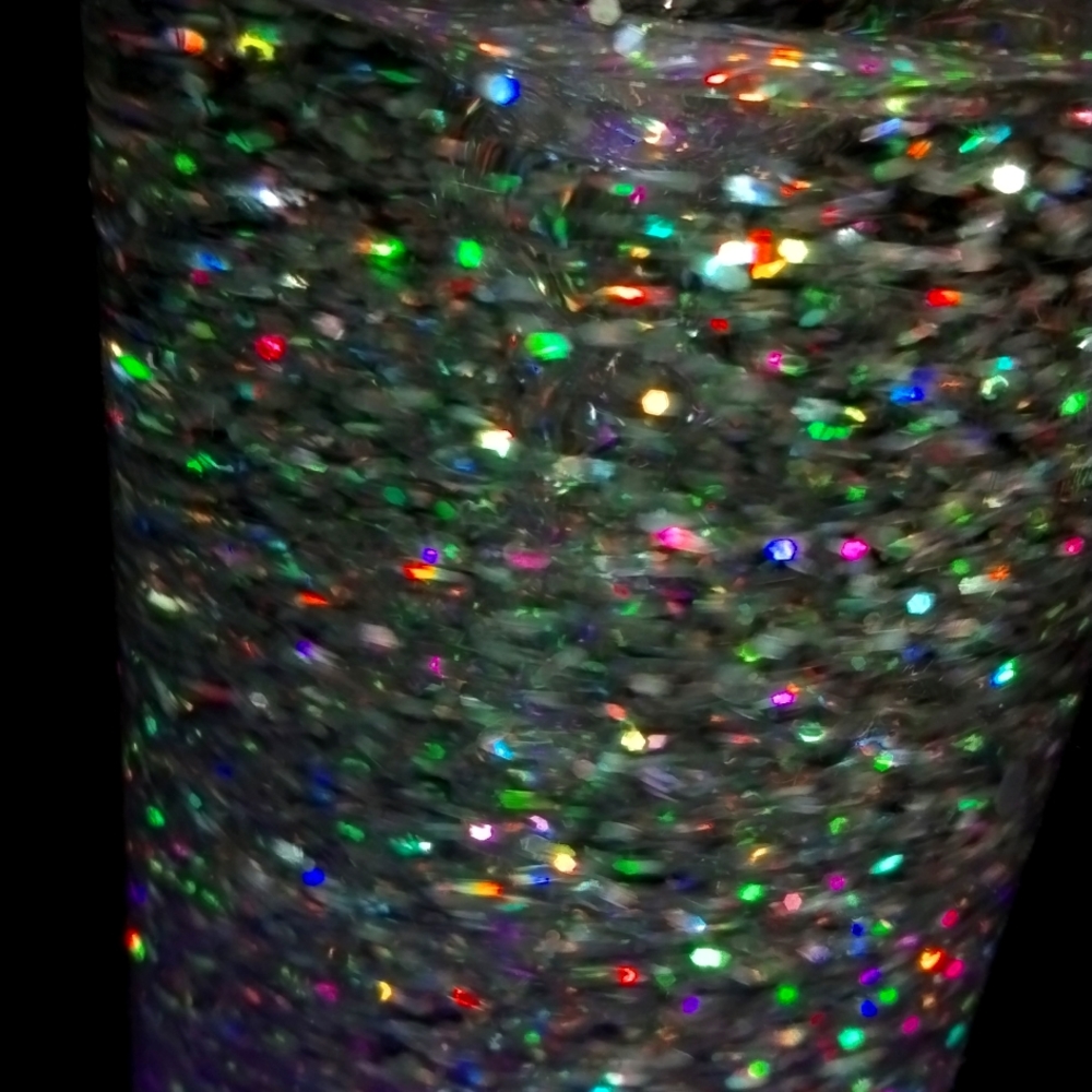 filled with water by me  it spins Bluetooth speaker it spins the water around.